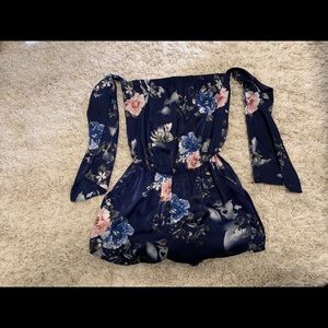 Off the shoulder romper